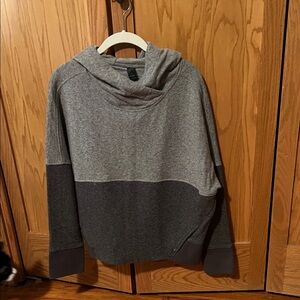 Prana Women's Gray Colorblock Sweater